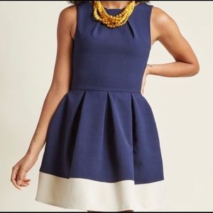 Brand: Closet London, Size: US 4, Color: Navy Blue with White Stripe